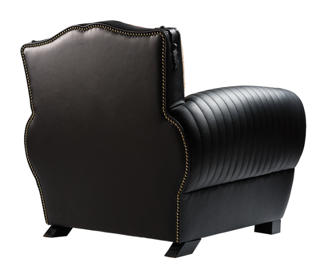 fauteuil moustache maro dos